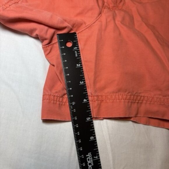 Eastern Mountain Sports Womens Orange Chino Shorts Sz 14 Hiking Casual Outdoors - Picture 4 of 10